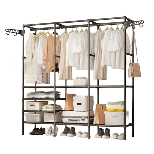 Metal clothes rack